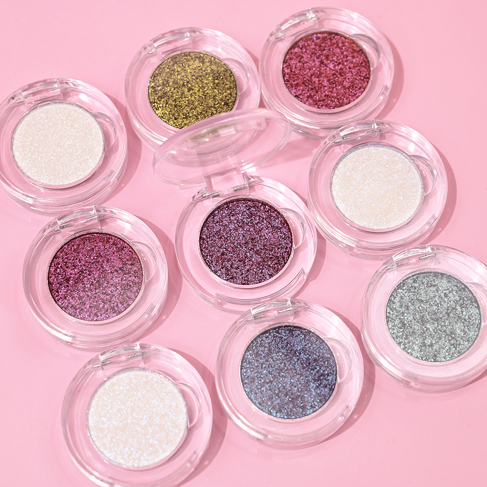 Luxurious Multichrome Eyeshadow – Excessive Pigment Duochrome Pressed Neon Chameleon Shimmer