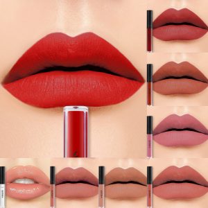 Wholesale Vegan Personal Label Liquid Lipstick – Customized Lengthy-Lasting Matte Lip Gloss in 59 Waterproof Nude Shades